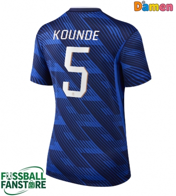 Frankreich Jules Kounde #5 Replik Heimtrikot Damen WM 2026 Kurzarm